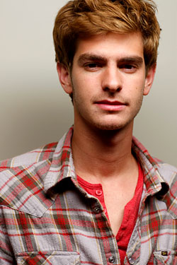 Andrew Garfield striped shirt